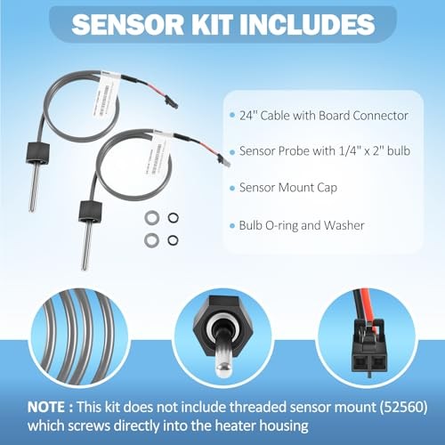 M7 Sensor Kit Temp/High Limit Replacement for Balboa 32016 30344 30042 30382