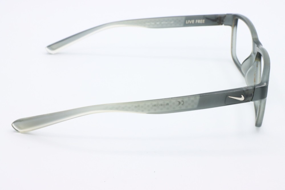 NEW NIKE 7092 068 GRAY AUTHENTIC FRAMES EYEGLASSES 55-14