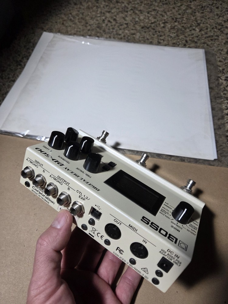 Boss DD-500 Delay Guitar Effect Pedal