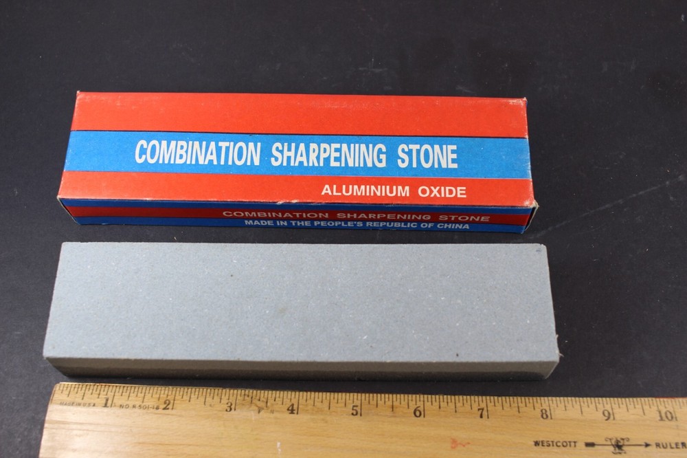 Aluminum Oxide Combination Sharpening Stone 8" X 2" X 1"