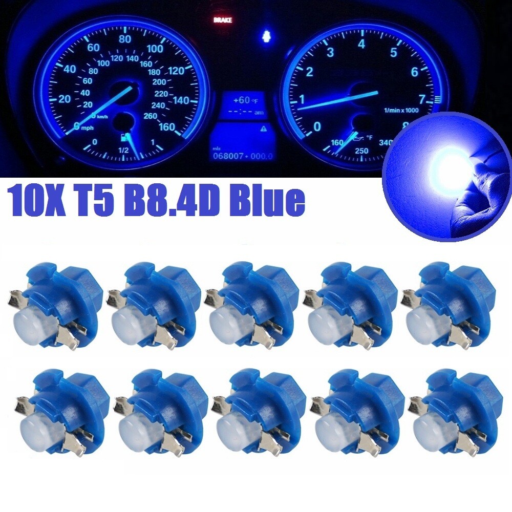 Blue For Dodge For Ram B8.4D LED Instrument Panel Dash Gauge Cluster Light Bulbs