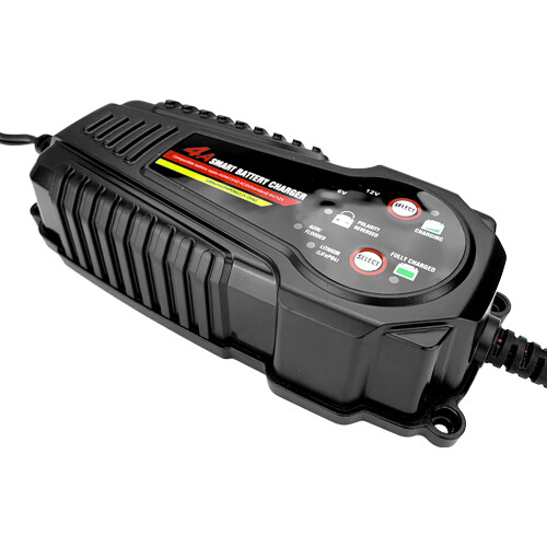 Banshee 12V/6V Switchable 4A Smart Lithium & SLA Battery Trickle Charger