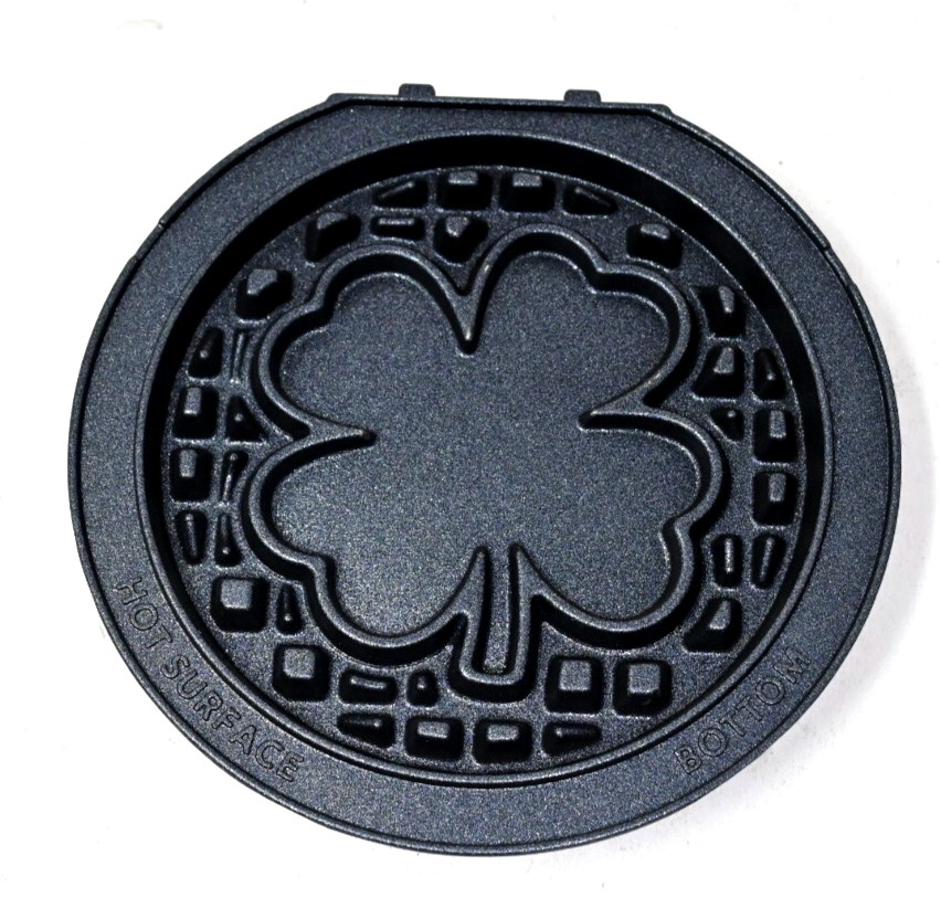 Dash Mini Maker Bottom Nonstick Waffle Plate Clover
