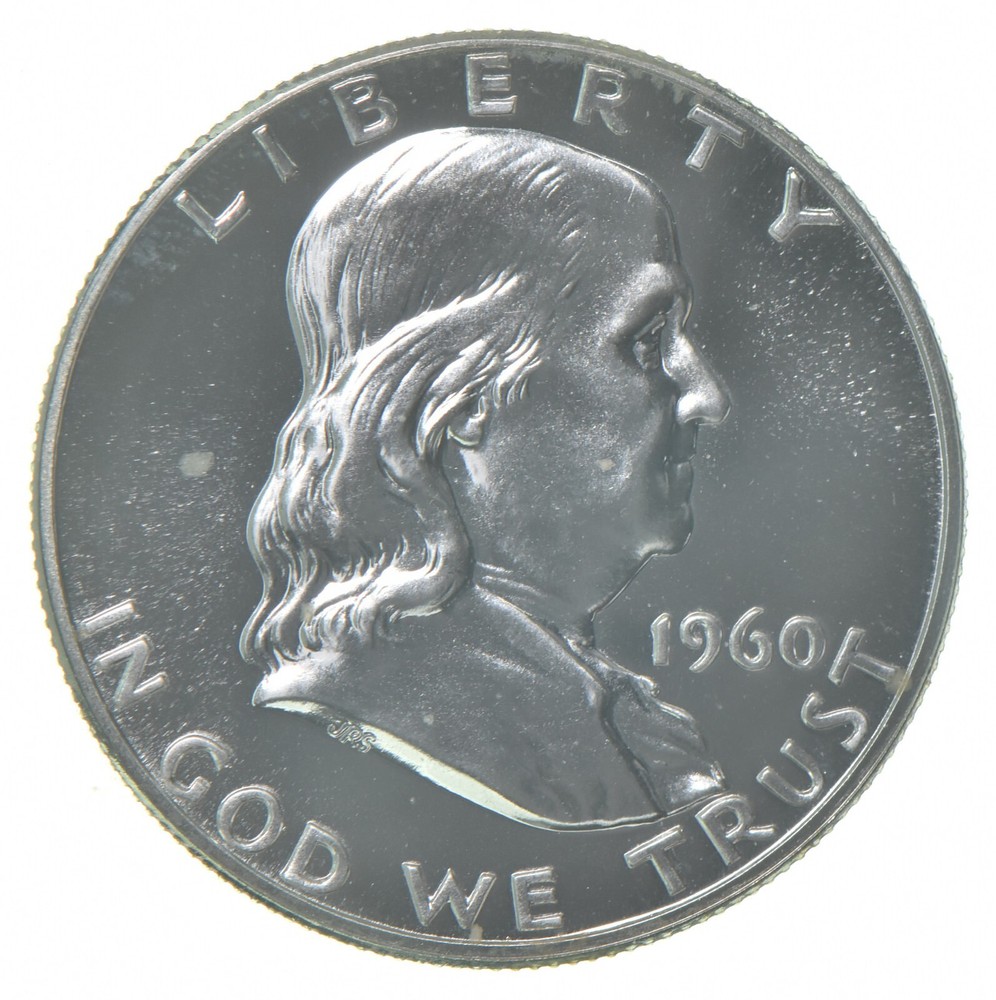 1960 Proof Franklin Half Dollar