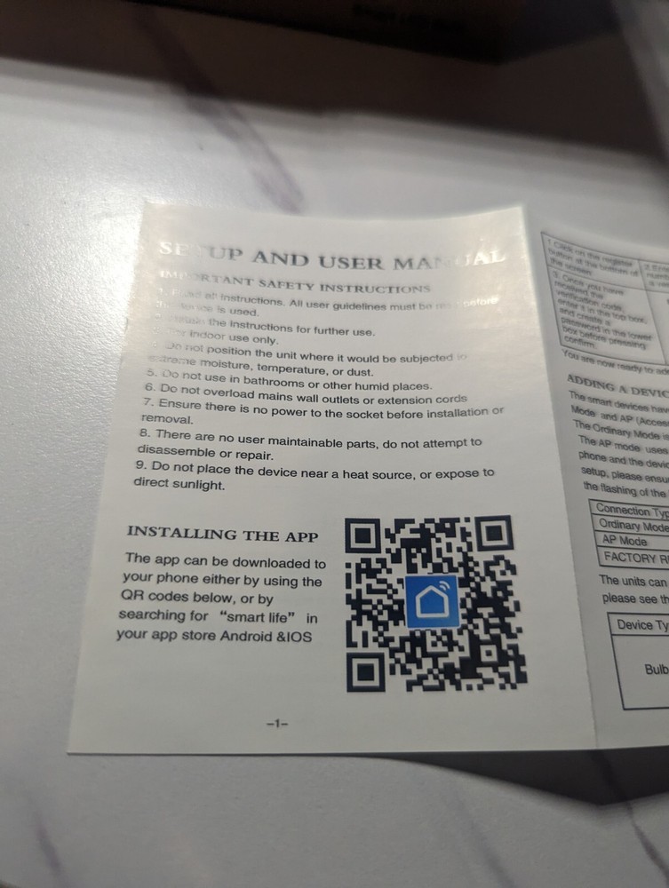 Mr16 Smart LED Bulb Gu5.3 Base Wifi Controlled 6 Pack