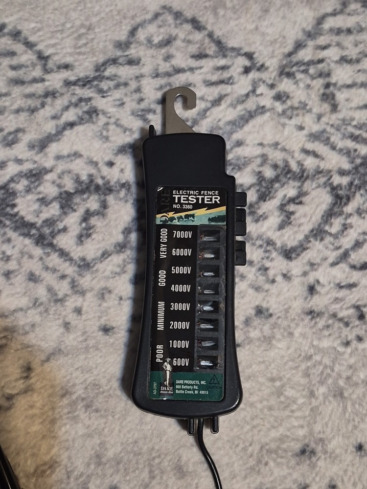 Electric Fence Tester Eight Light Voltage Indicator