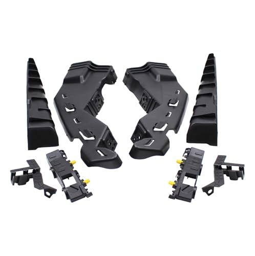 Front Driver and Passenger Side Bumper Cover Bracket Retainer Upper Support