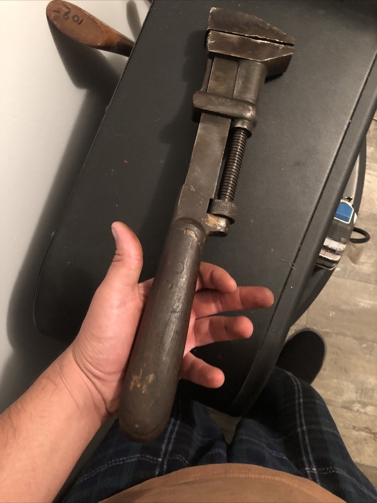Vintage Russwin Adjustable monkey Pipe Wrench
