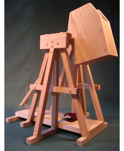 Trebuchet Plan 4-Pack - 4 Trebuchet Model Plans - Easy Build Step-by-Step Plans