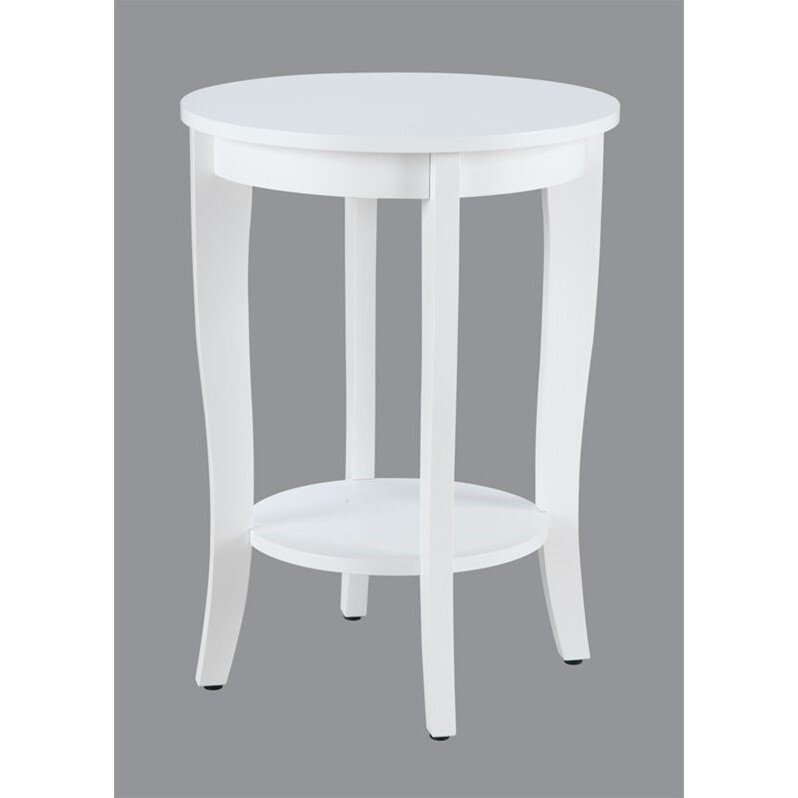 Pemberly Row Round Table in White