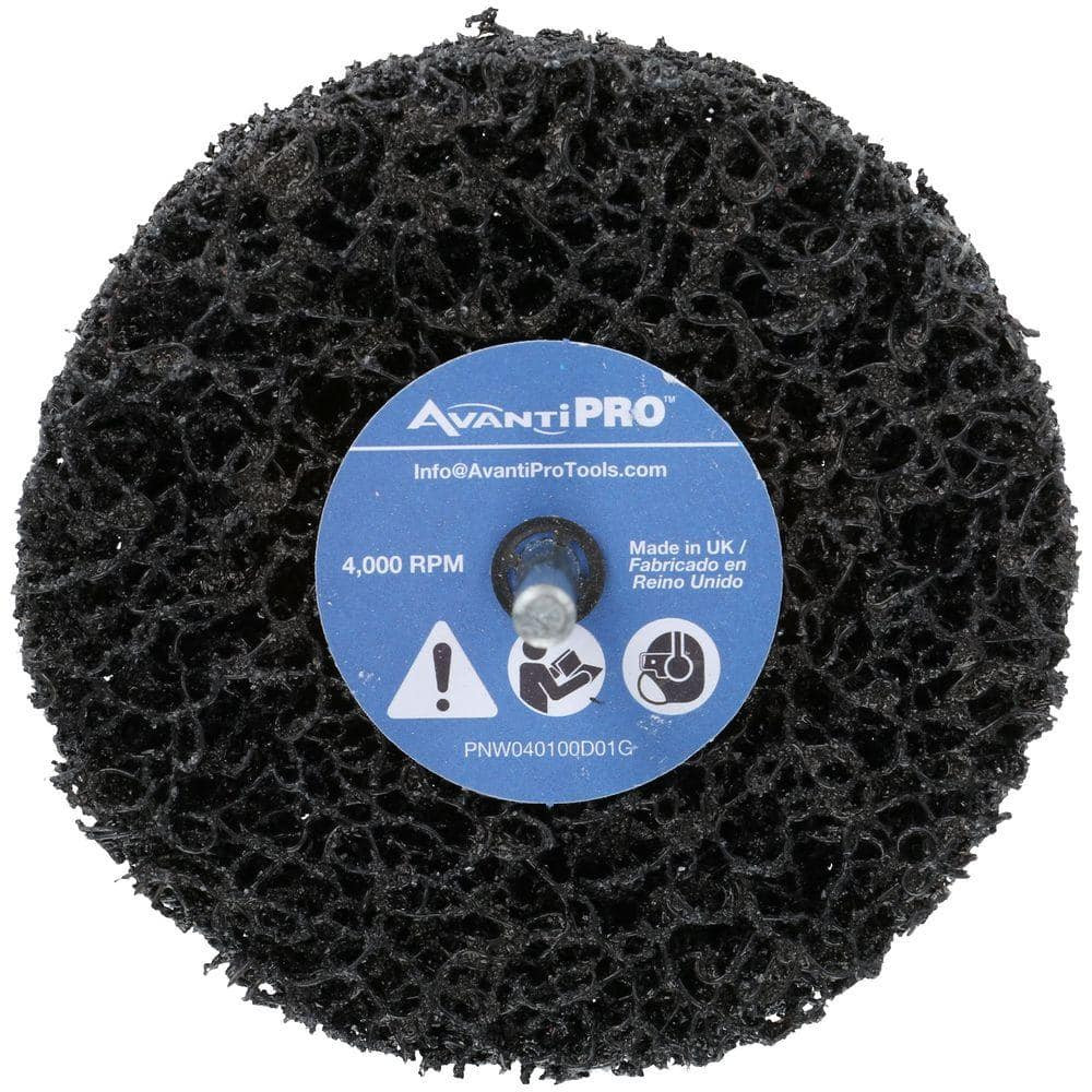 4 In. X 1 In. Non-Woven Drill Mount Quick-Strip Disc