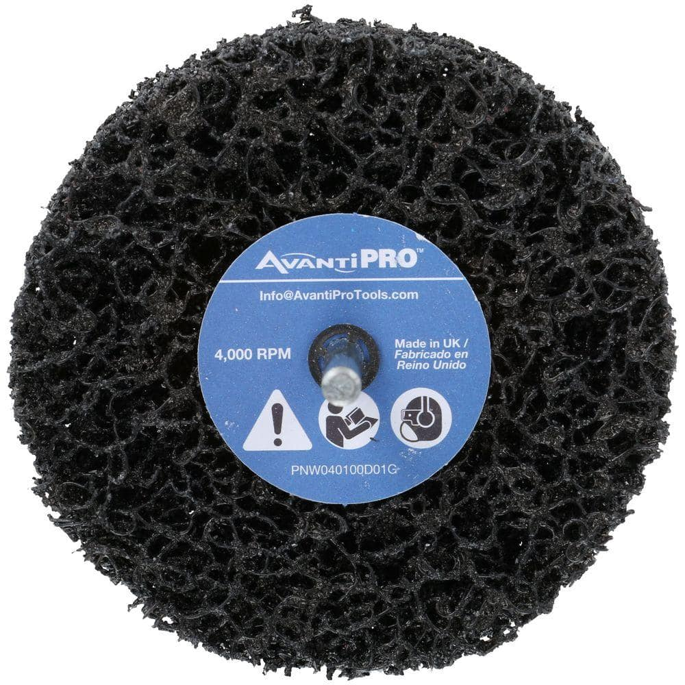 4 In. X 1 In. Non-Woven Drill Mount Quick-Strip Disc
