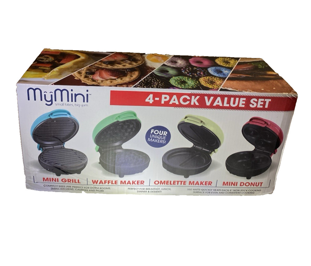 My Mini Brand - Mini Waffle Makers-4pack Great Gift