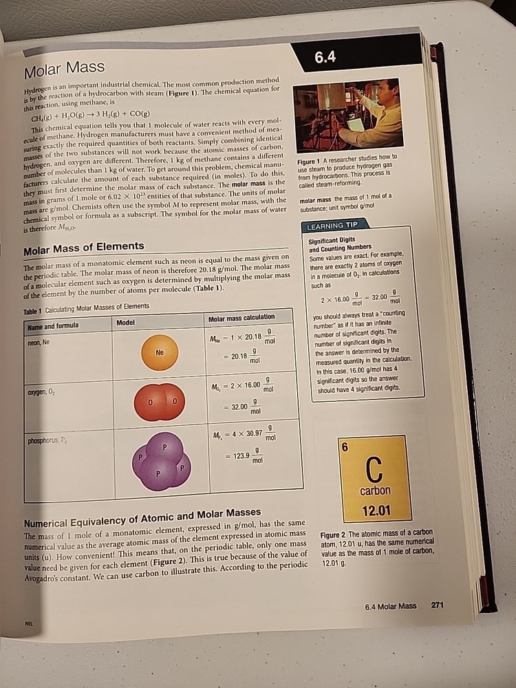 Nelson Chemistry 11: University Preparation Student Textbook + Study Guide Clean