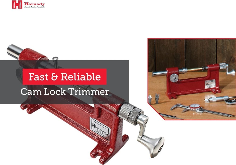 Cam-Lock Trimmer - Restore Fired Cases Accurately