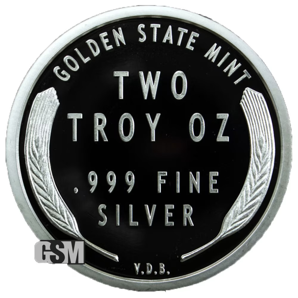 Silver - 2 oz Lincoln Wheat Cent Round