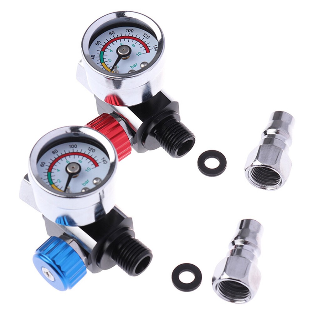 Paint Spray Gun Pressure Control Valve Adjustable 0-180PSI Range