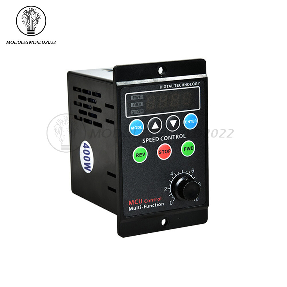 AC220V 400W Digital Display Motor Speed Regulator Motor Speed Control Controller
