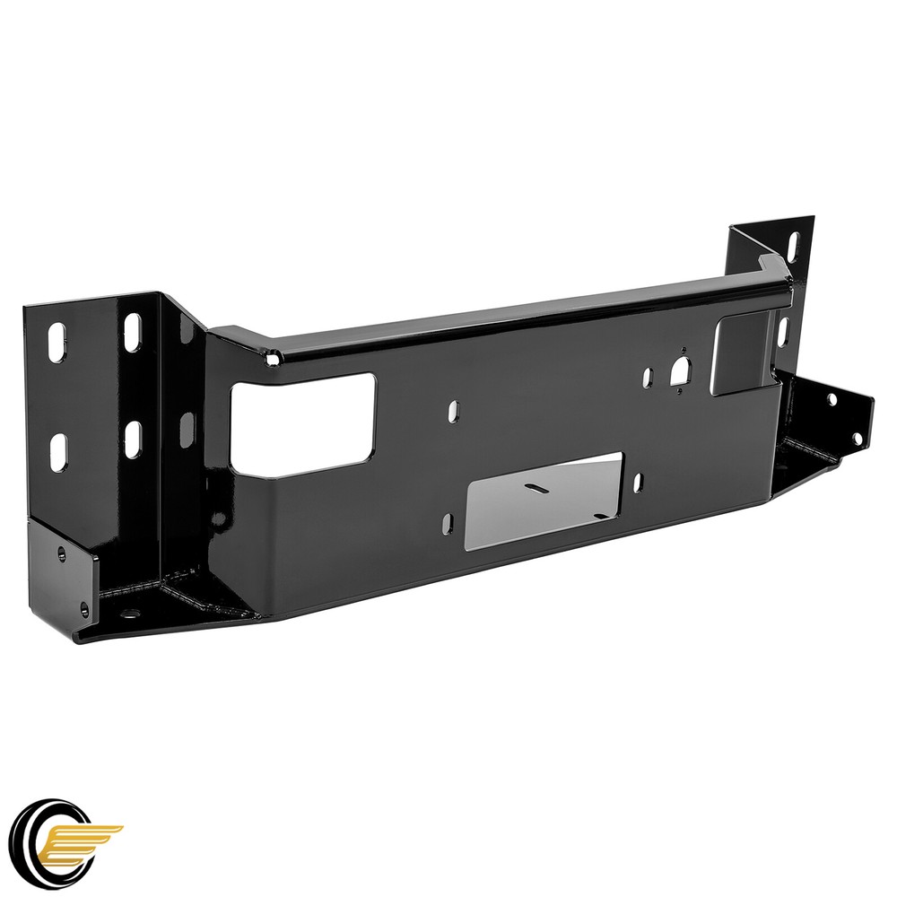 Universal Front Hidden Bumper Winch Mount Plate Steel For Ford F150 F250 Bronco