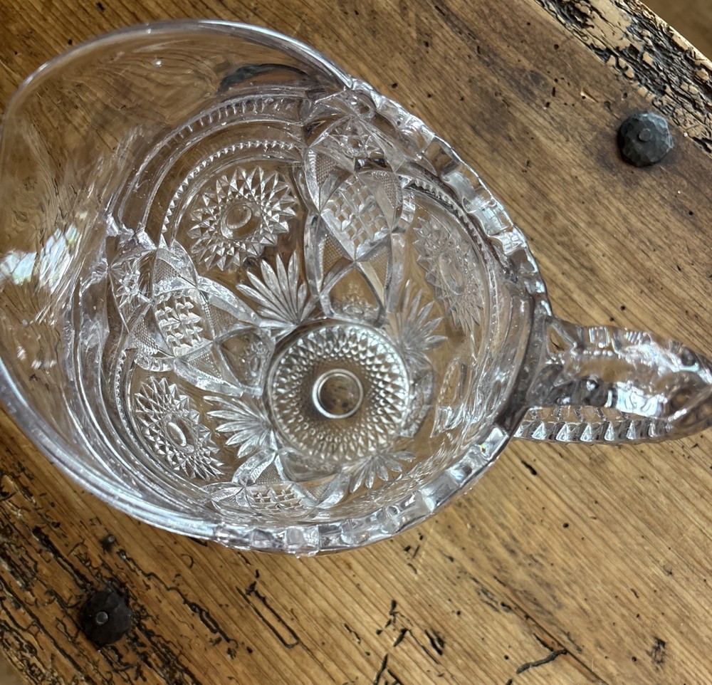 Victorian Cut Glass Pitcher
