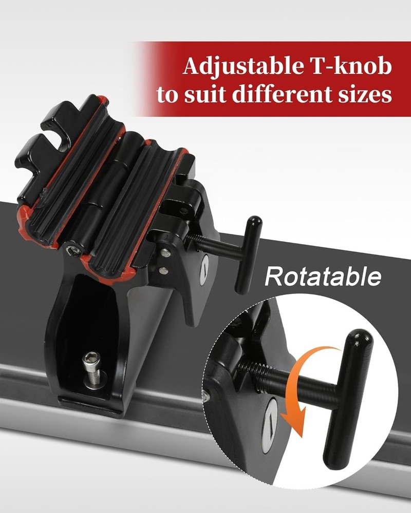 Locking Thru-Axle Fork Mounts, Adjustable Locking Thru-axle Track Bracket, wi...