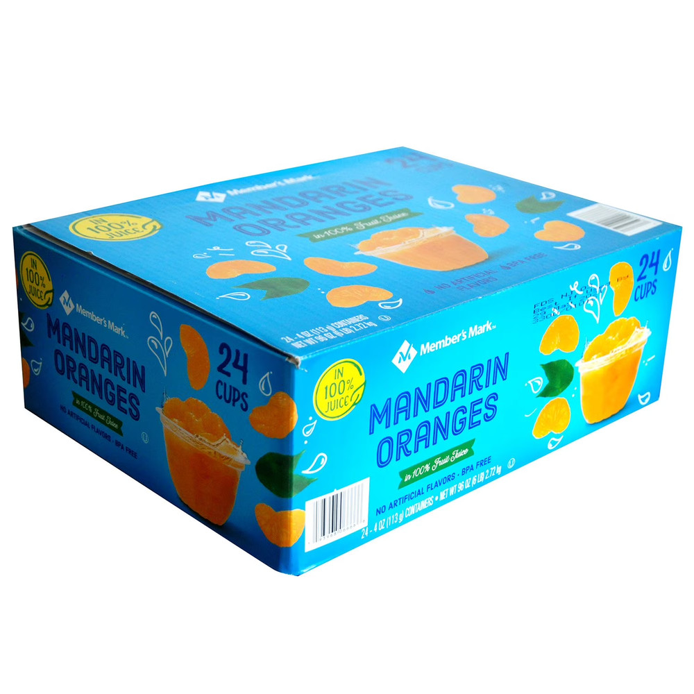 Member 's Mark Mandarin Oranges 4 oz., 24 ct.