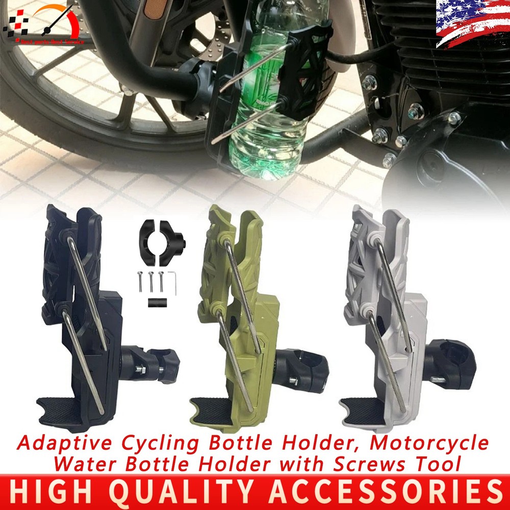 Adaptive Cycling Bottle Holder Motorcycle Cup Holder with Screws