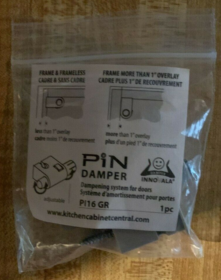 Innovala Pin Damper Dampening System for Doors PI16 GR