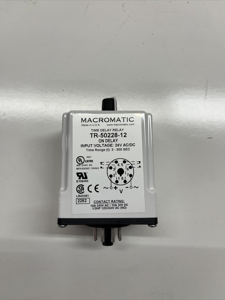 MACROMATIC TR-50228-12 Tim Delay Relay