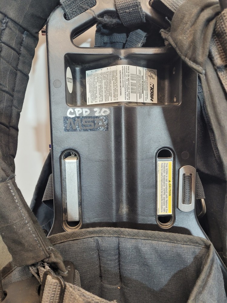 MSA SCBA Blackhawk Frame Harness Police Surplus