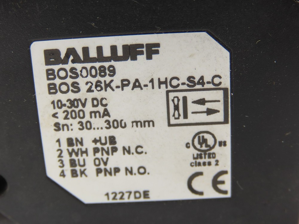 Balluff BOS0089 Cubic Diffuse Sensor w/Different Light Types 60cm Range Lot of 5
