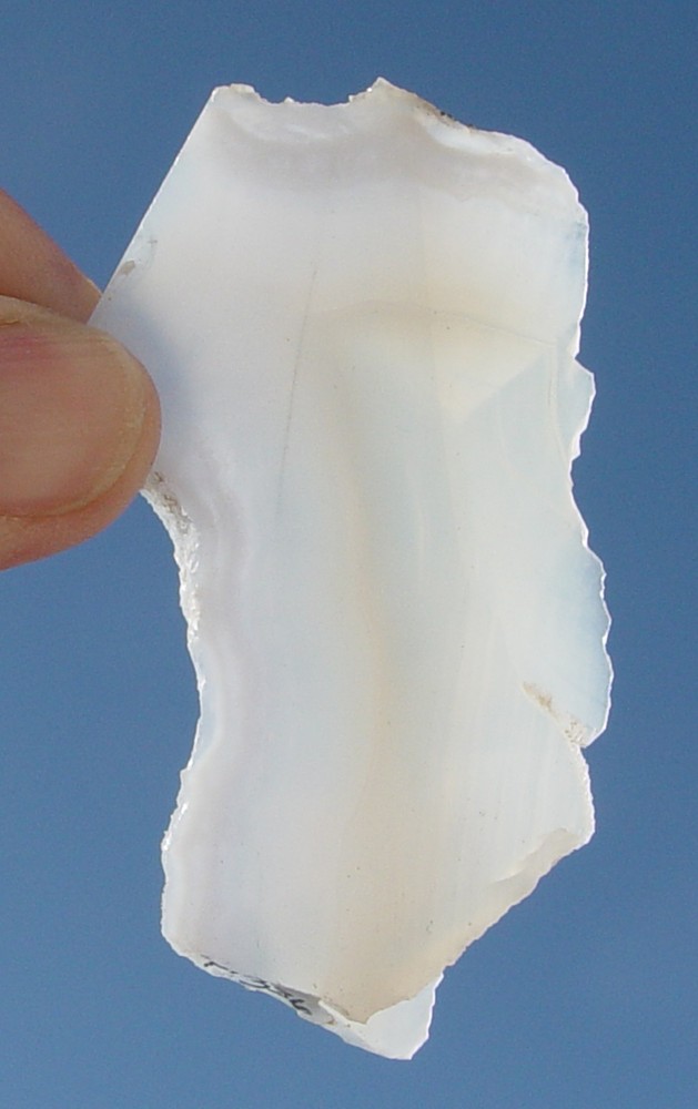 Blue Agate Lapidary Slab                    T1336