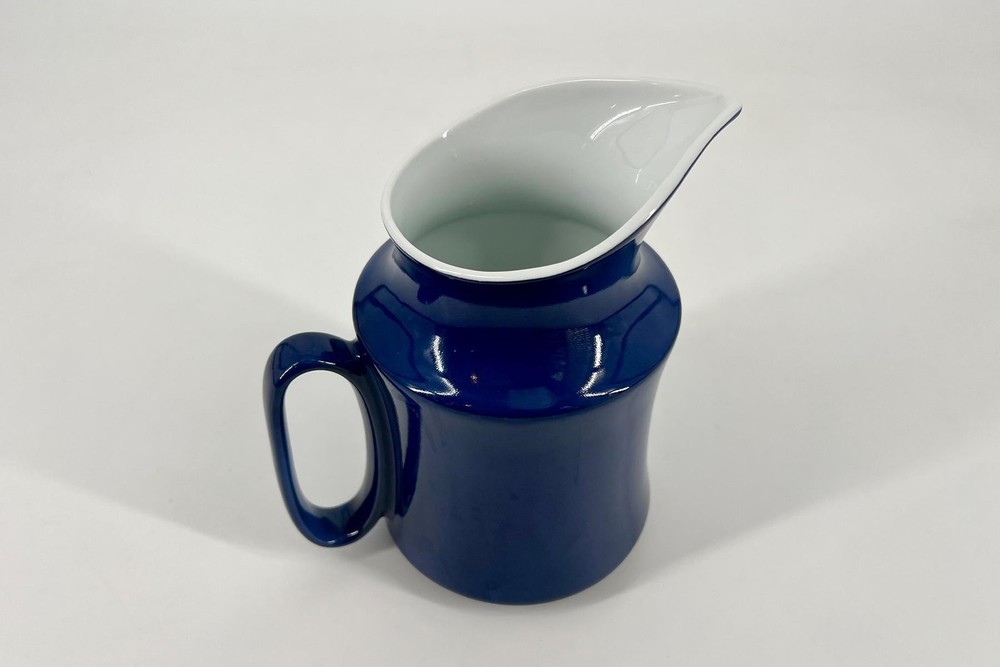 Blue and White Pitcher