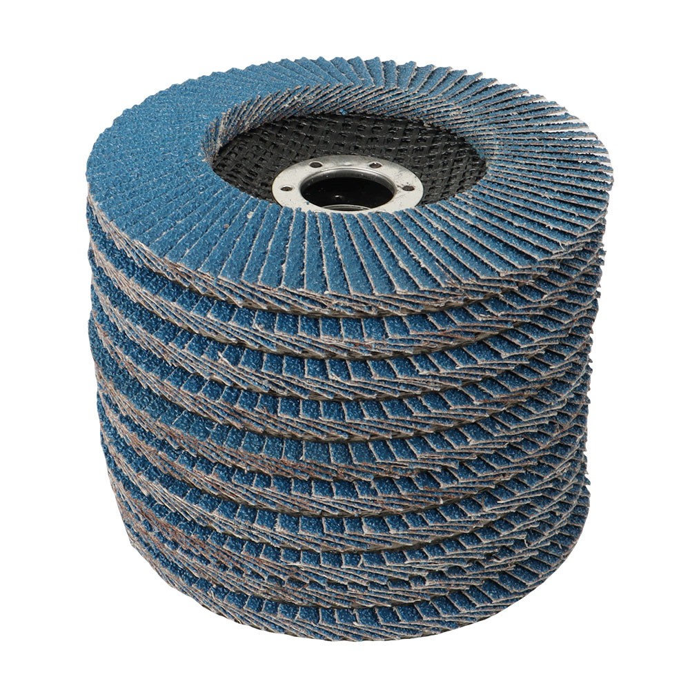 LABLT 10×Wheel Angle Grinder Sanding Disk / 5" Premium Zirconia Flap Disc Grit40