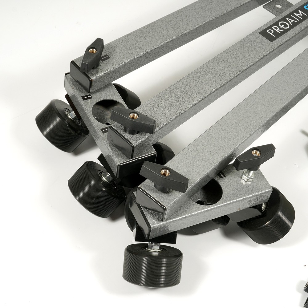 PROAIM Swift Video Camera Dolly System with 12ft Straight Track