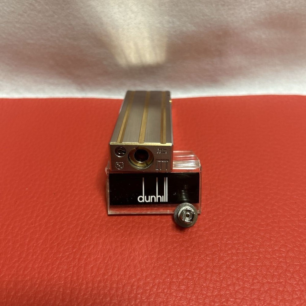 Overhauled Dunhill Rollagas lighter Silver Gold d mark without box