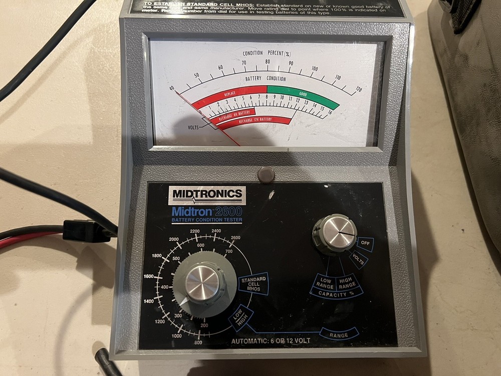 Midtronics Midtron 2600 Battery CONDITION Tester + EXTRAS / Excellent