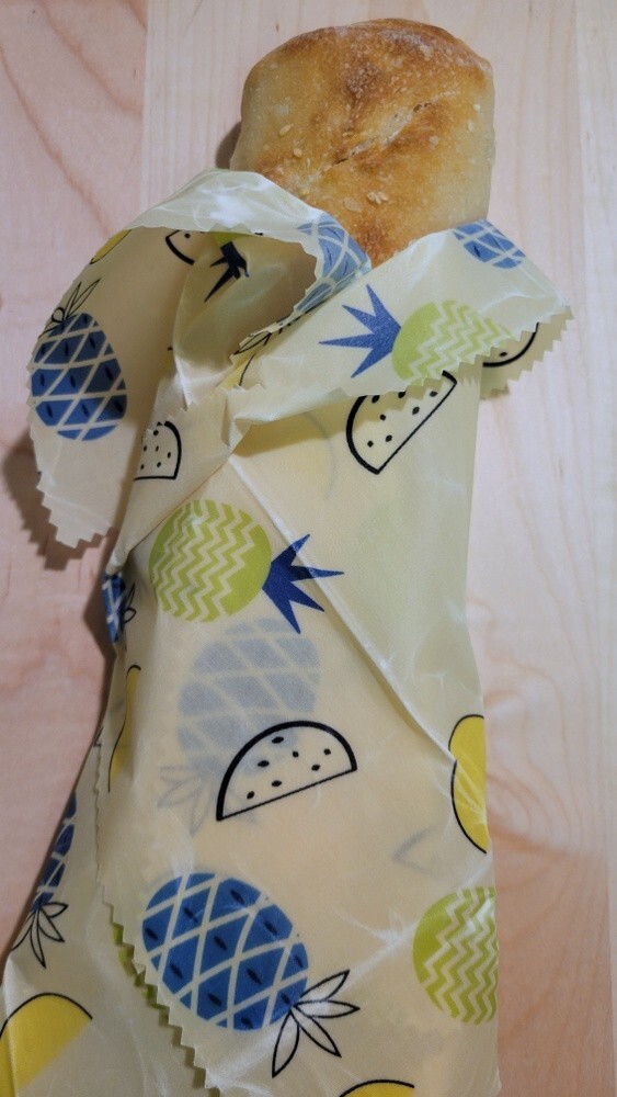 3-pack Beeswax Food Wraps - Eco Friendly - Reusable - Small Medium Large