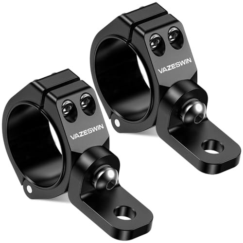 2PCS Solid UTV Whip Light Mount, Aluminium Alloy Thickened UTV Flag Mount,