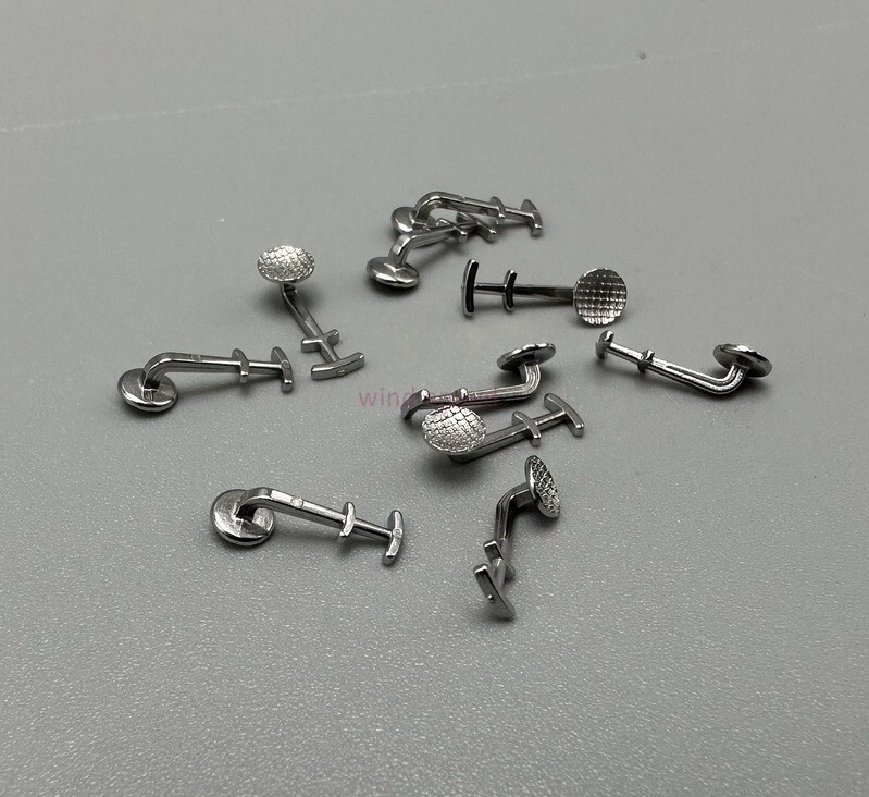 10pcs Dental Ortho Bondable Lingual Button Multi-hook Arms Braces Crimpable Hook