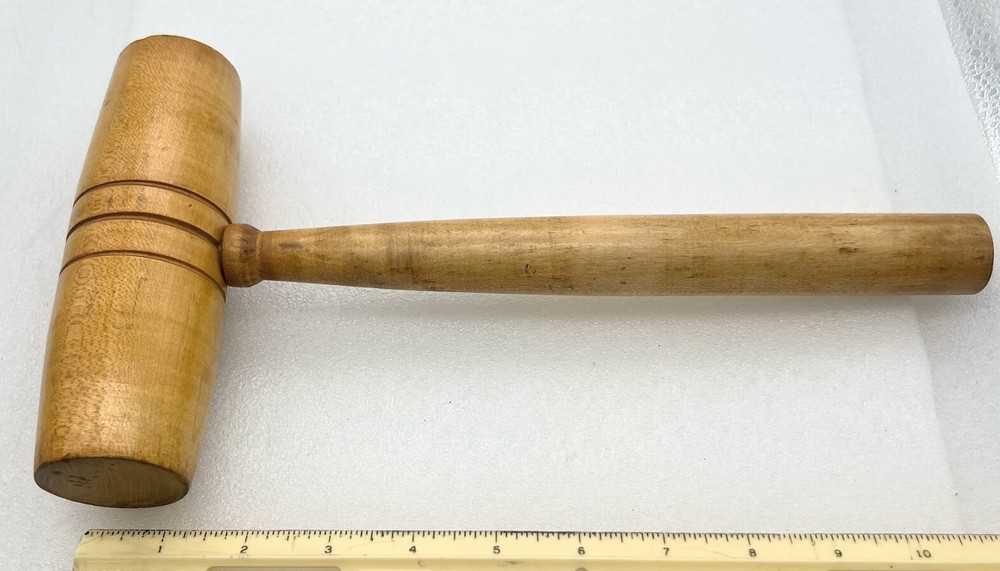 Vintage Kitchen Hammer / nut cracker / gavel hammer