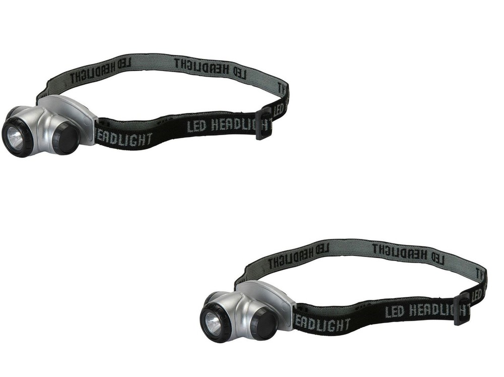TWO! GRIP TOOLS LED Headlamp Flash Light Lamp Headlight Torch Head Light Lamp