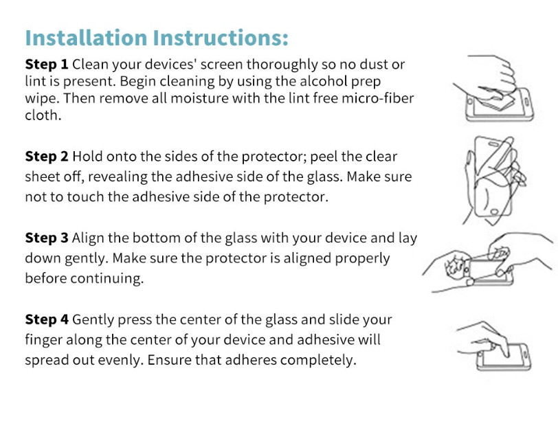 [2-Pack] Tempered GLASS Screen Protector for Apple iPad 5th Generation 2017 9.7'