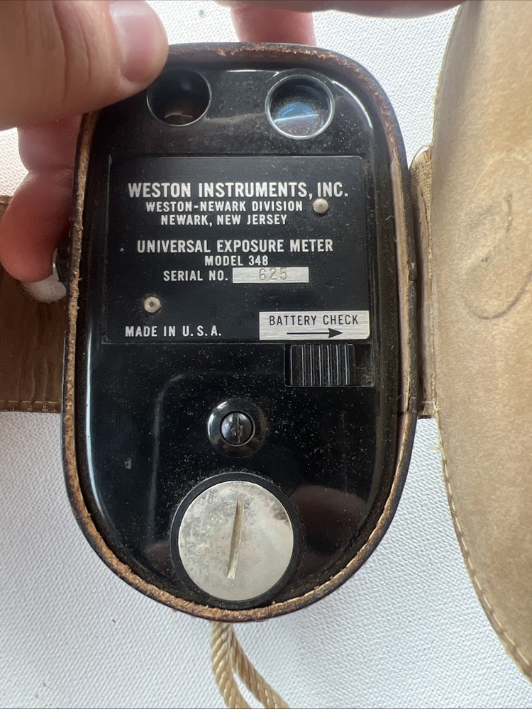 vintage WESTON Ranger 9, exposure meter model 348 . untested