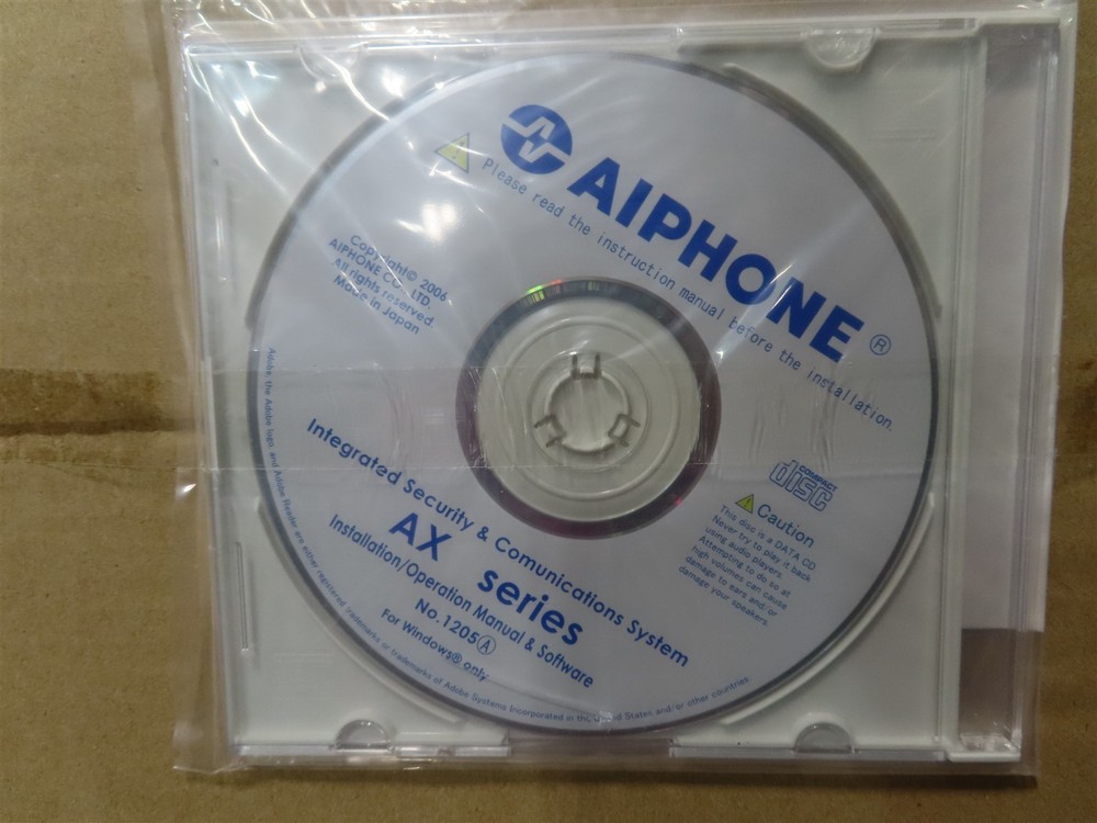 Aiphone AX-084C Central Exchange Unit 8-Door Master AX Video Intercom System