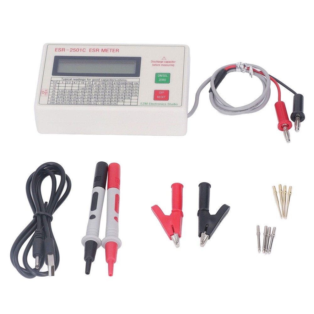 Handheld Capacitor Tester Smart Shutdown Function Capacitance Meter