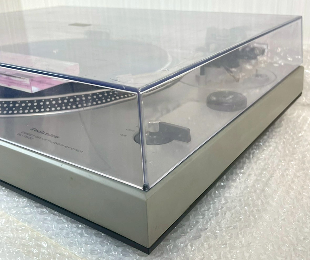 Technics SL-1500 Direct Drive Turntable Silver Vintage Tested