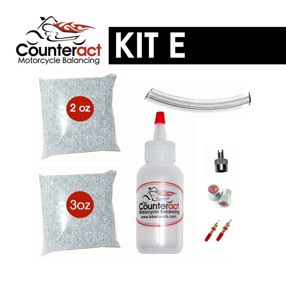 Counteract KIT-E Motorcycle Do It Yourself Tire/Wheel Balancing Beads Kit
