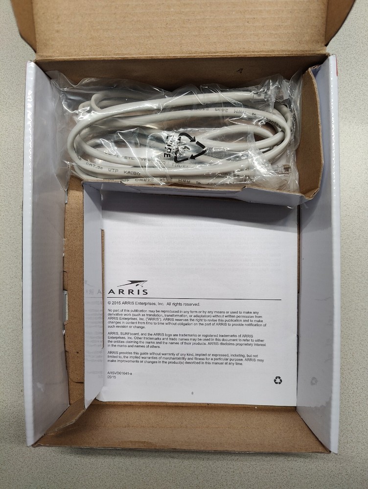 ARRIS SURFboard DOCSIS 3.0 Cable Modem - SB6190