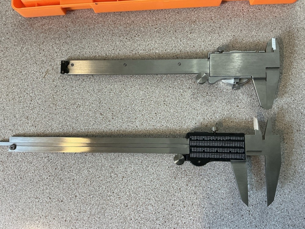 PROCHECK 6” DIAL CALIPER & 8” DIGITAL CALIPER TOOLMAKER MACHINIST TOOLS